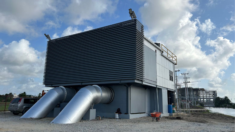 Guyana new pump station