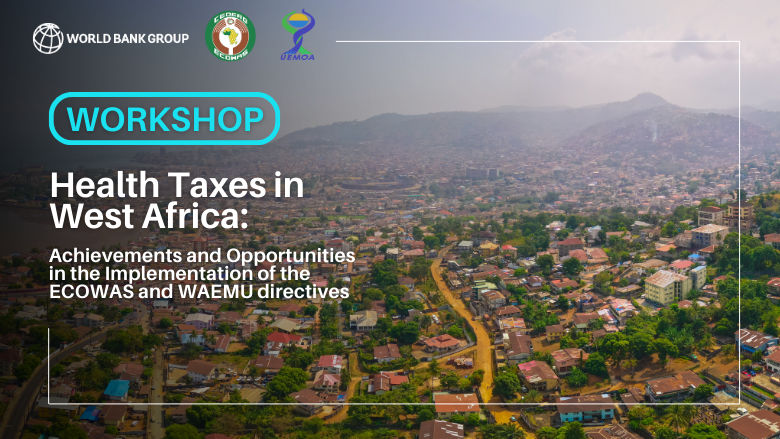 Aerial view of a city in Africa