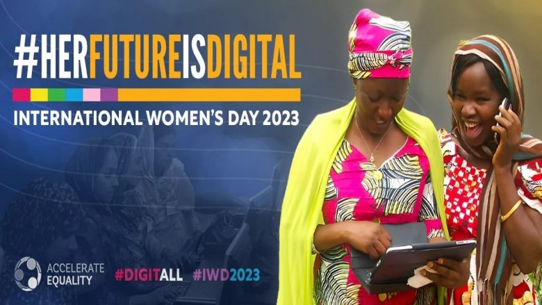 African women participating in their countries' digital development by using digital tools