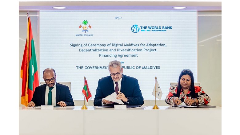 Signing of Social Protection grants in Maldives