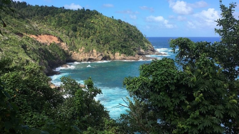 Dominica's Atlantic cost 