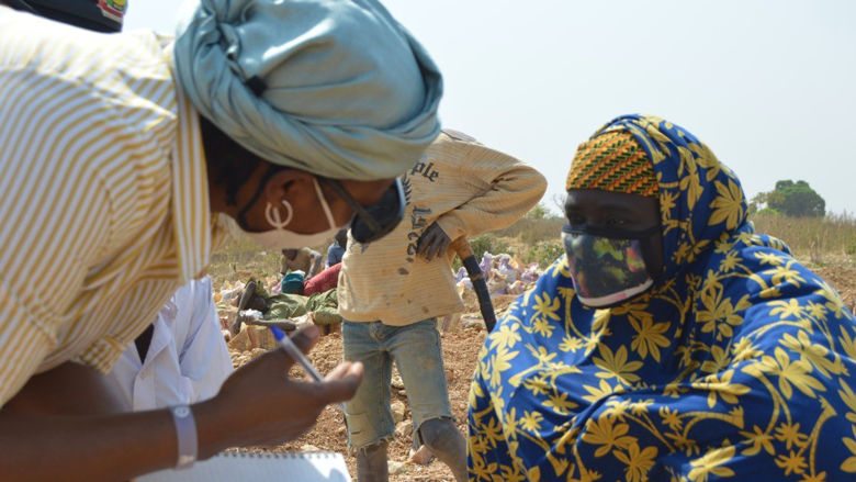 Susan Tango, miner, a gold dealer and Secretary of the Women in Mining Niger State Chapter