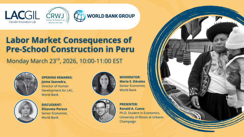Title of the webinar and photos of four speakers