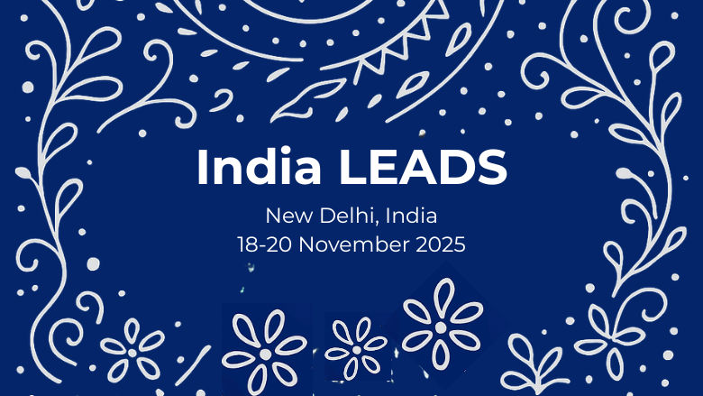 India LEADS poster