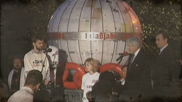 Jubilee 2000 Presentation outside the Prague Cultural Center 