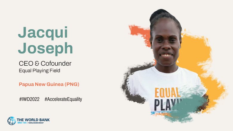 Jacqui Joseph is the co-founder of Equal Playing Field