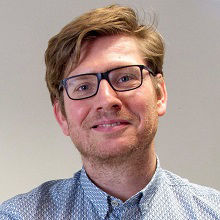 European man with glasses 