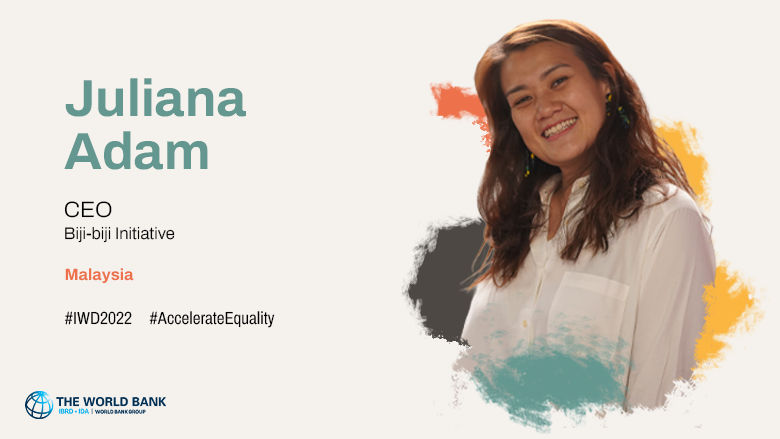 Juliana Adam, CEO of Biji-biji Initiative in Malaysia