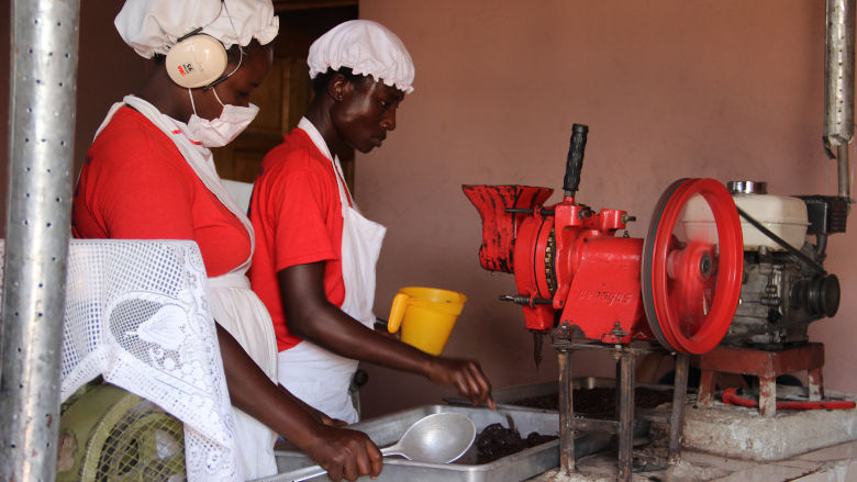 Women working in Haiti