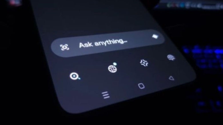 Photo of a cell phone interface