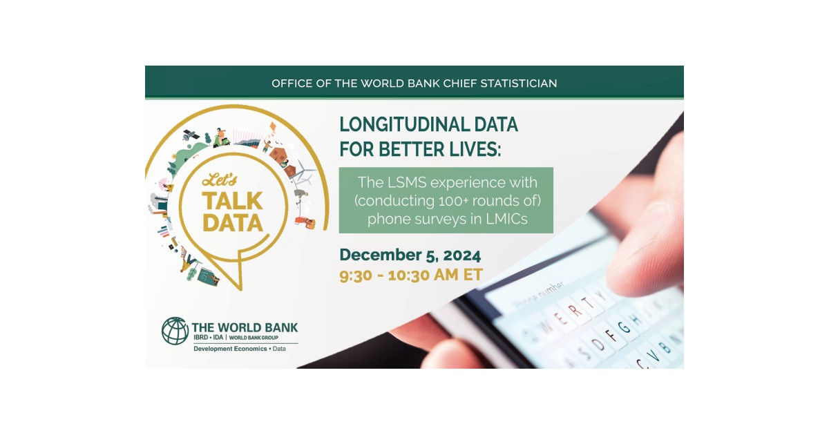 Event | LET'S TALK DATA | Longitudinal Data for Better Lives. The LSMS ...