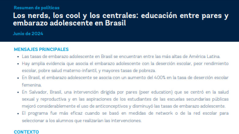 Resumen de políticas llamado Los nerds, los cool y los centrales