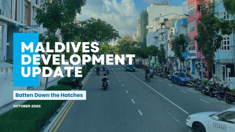 Maldives Development Update October 2023 Cover
