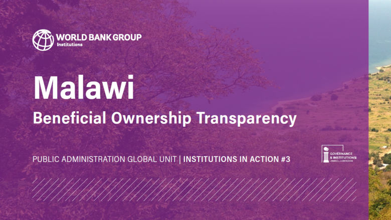 Image for results brief on Malawi anticorruption