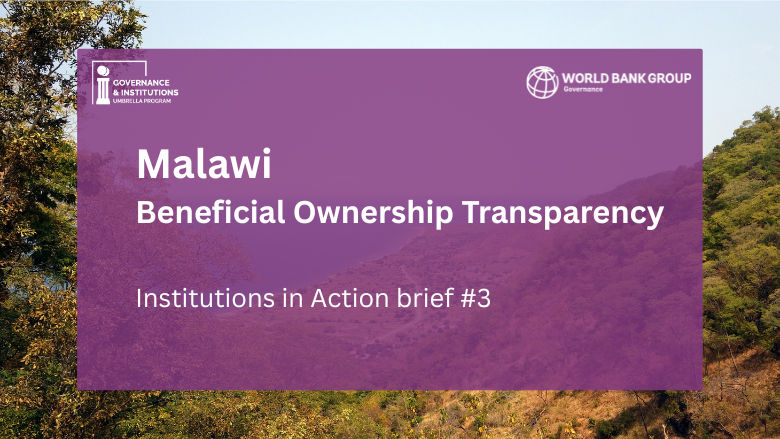 Image for results brief on Malawi BOT work