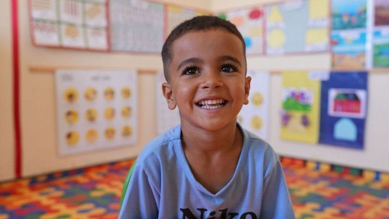 MENA 2025 - Marwane, a young preschooler in Soukane El Kebir, Morocco