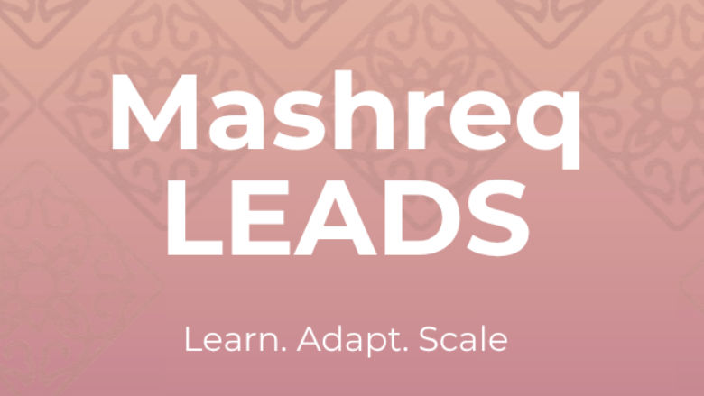 Mashreq LEADS Learn Adapt Scale poster