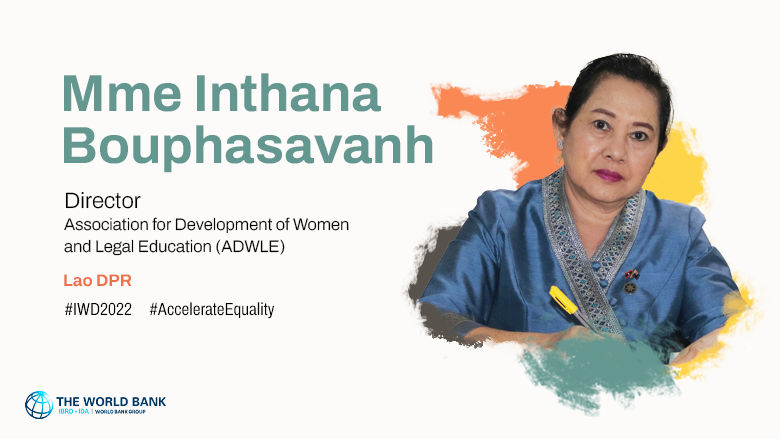 Inthana Bouphasavanh, Director of the Association for Development of Women and Legal Education (ADWLE)