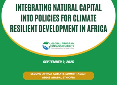 Integrating Natural Capital into Policies for Climate Resilient Development in Africa image