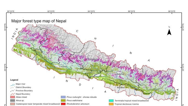 Map of Nepal