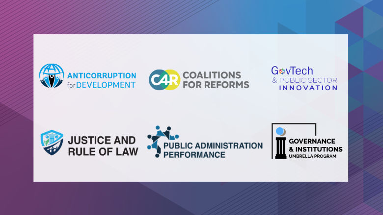 Banner for Public Administration and Services global programs page