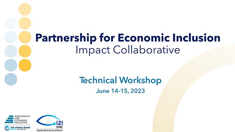 2023 Partnership for Economic Inclusion Workshop