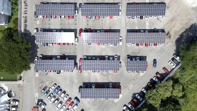 Solar panels at Hospital in Mexico 