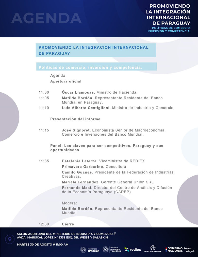 PY evento competitividad agenda