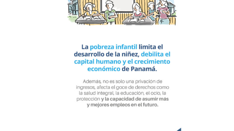 La pobreza infantil limita el desarrollo de la niñez y, con ella, el capital humano y el crecimiento económico de Panamá