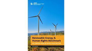 Renewable Energy and Human Rights Benchmark 