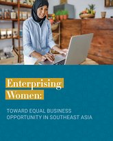 Report cover enterprising women