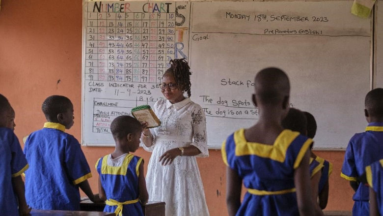 Africa school students