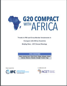 Trends in FDI in Compact with Africa Countries