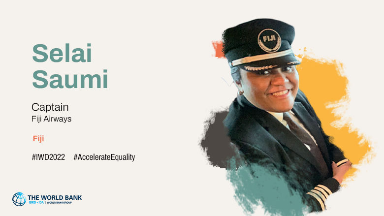 Selai Saumi, Captain of Fiji Airways