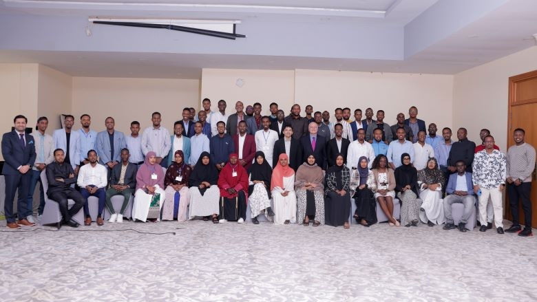 Group photo of participants in the training in Somalia