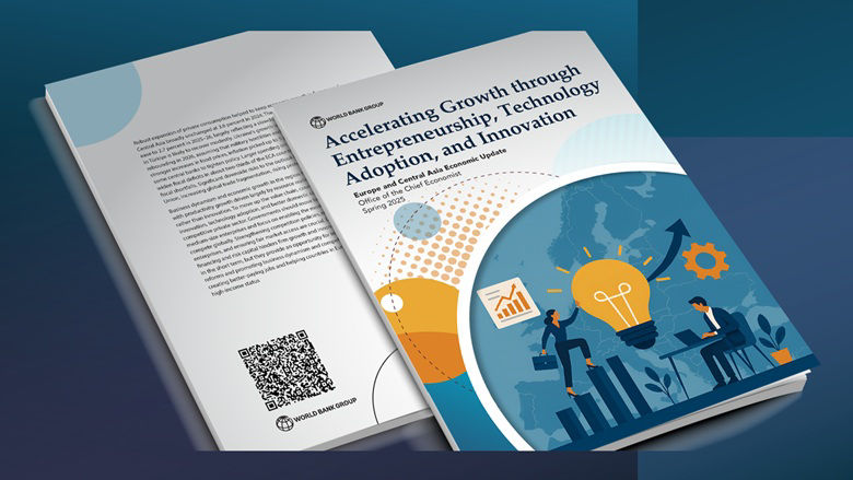 3D image of the Spring 2025 ECA Economic Update cover