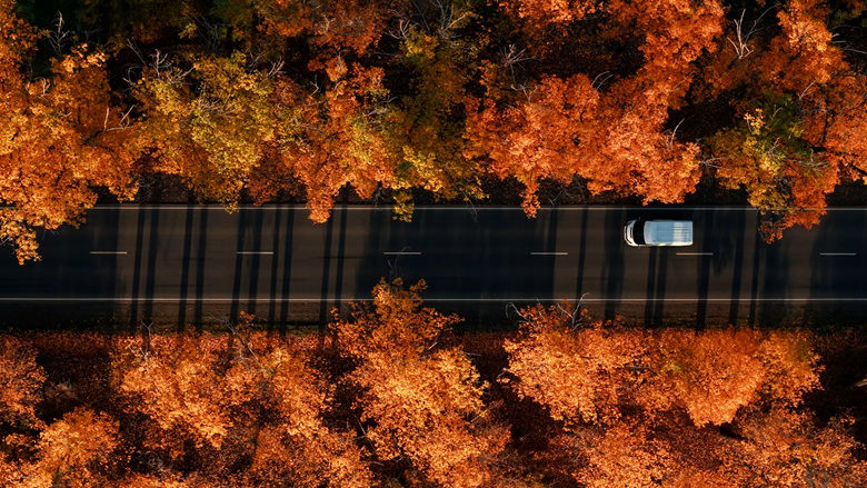 New paved roadway in Armenia's Lori Province