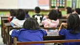 Students from behind