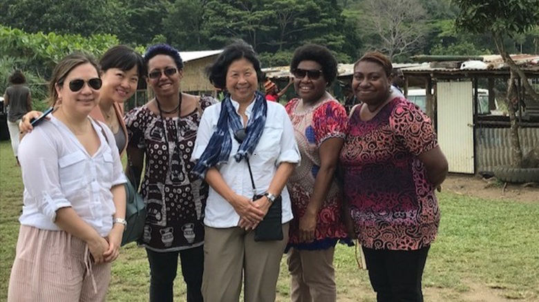 Susan Shen in field enlarged