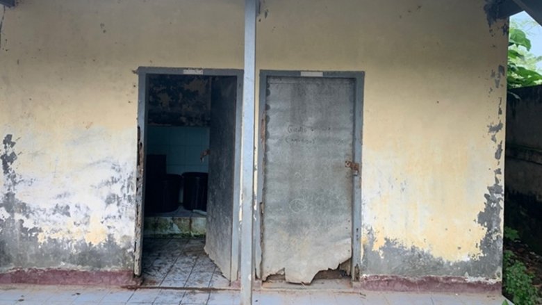 poor condition of toilet in madrasah in Indonesia