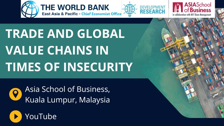 Cover image for the Trade and Global Value Chains in Times of Insecurity Conference