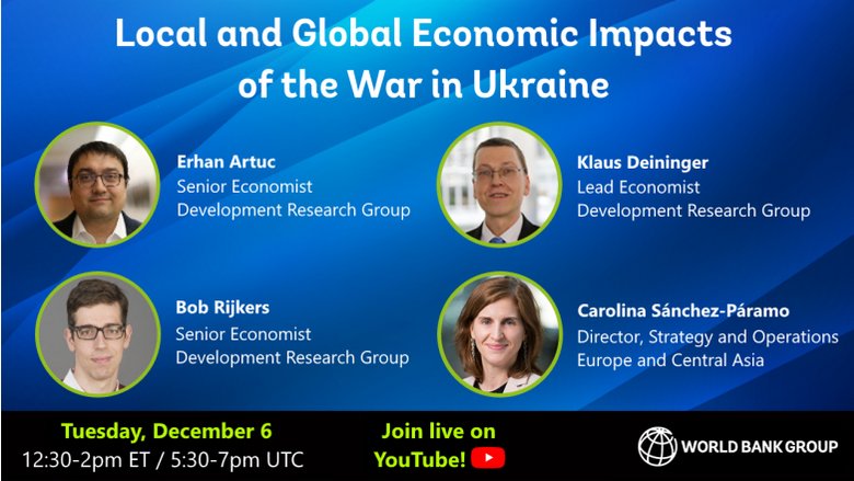 Postcard for the event Local and Global Economic Impacts of the War in Ukraine