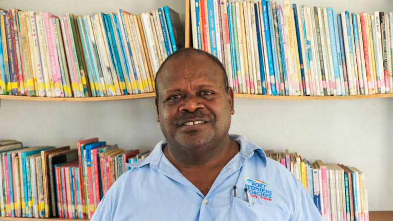 Daniel Kaltoy, Principal of Ekipe School, Efate