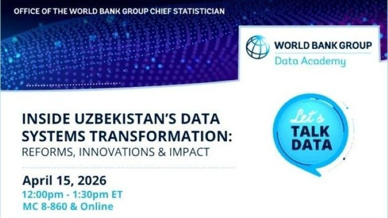 Uzbekistan data systems event banner