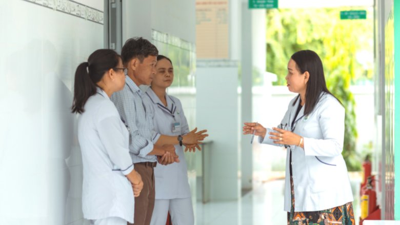 A World Bank project has provided on-the job training for moremore than 2,900 staff at local CHS in Vietnam.