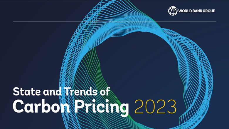 State and Trends of Carbon Pricing 2023 report cover