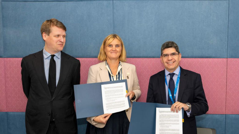 World Bank and Norad signing agreement on October 14 2026