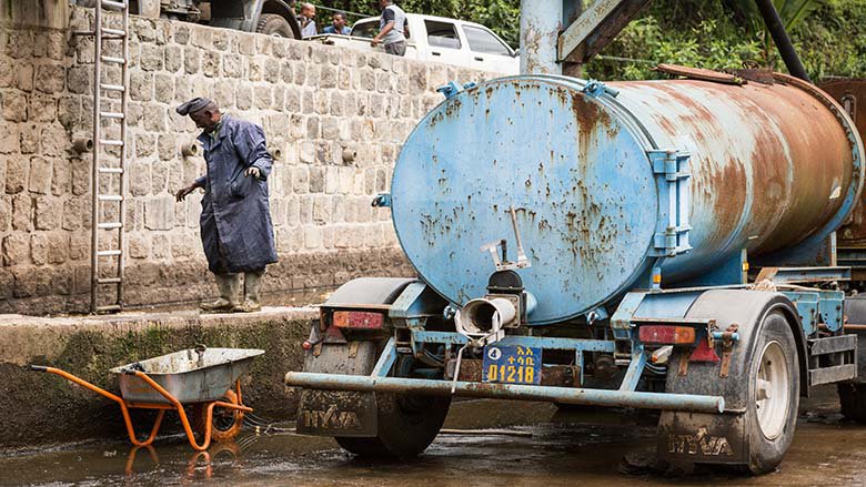 An image of a waste treatment vehicle 