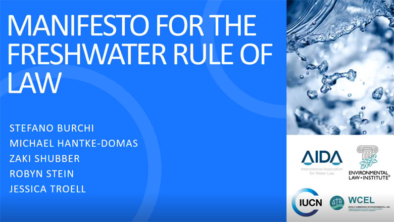 Webinar on Tools for Strengthening National Water Law Frameworks