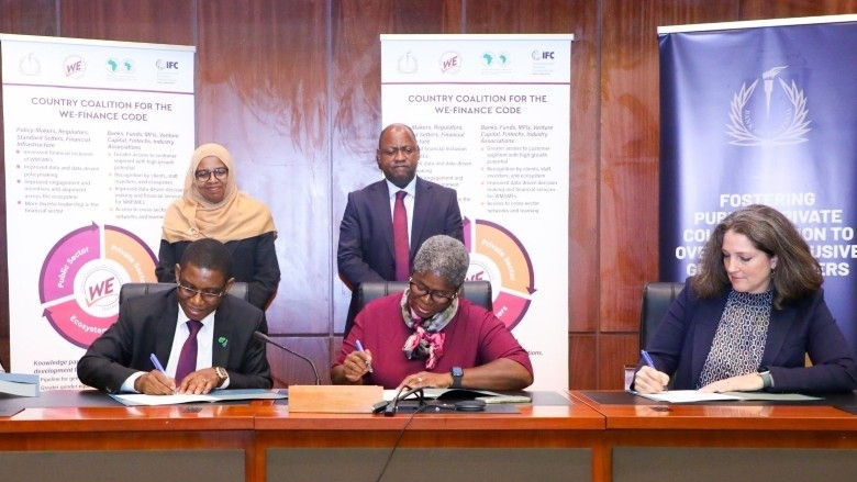 We Finance Code Launch event in Tanzania